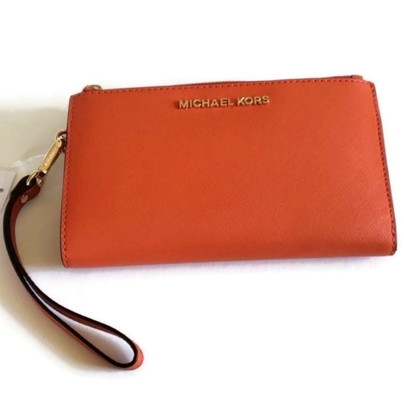 Michael Kors Lg Double Zip Wristlet - Picture 1 of 7